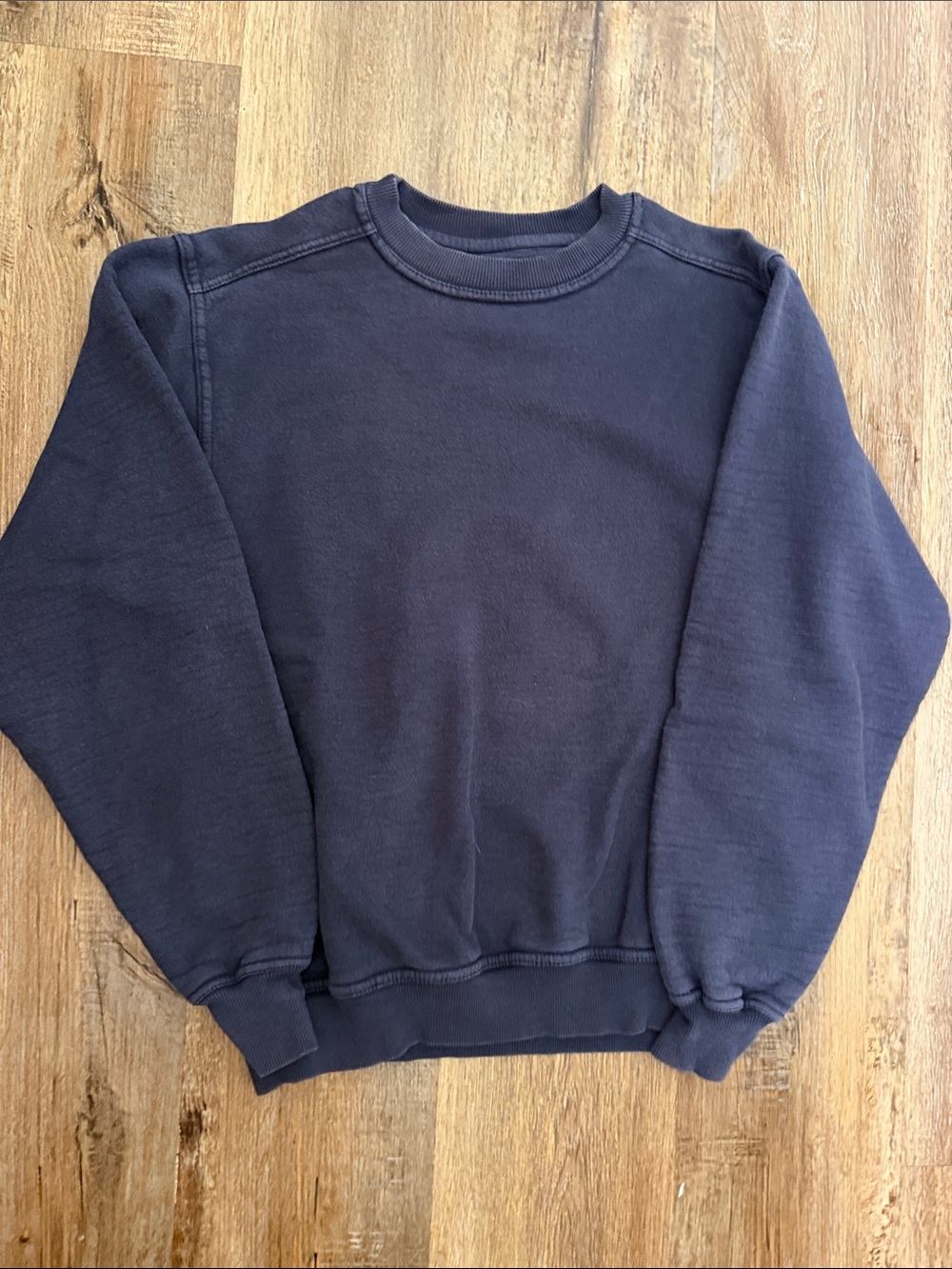 Russell Athletic Men's blank Navy Crewneck Sweatshirt
